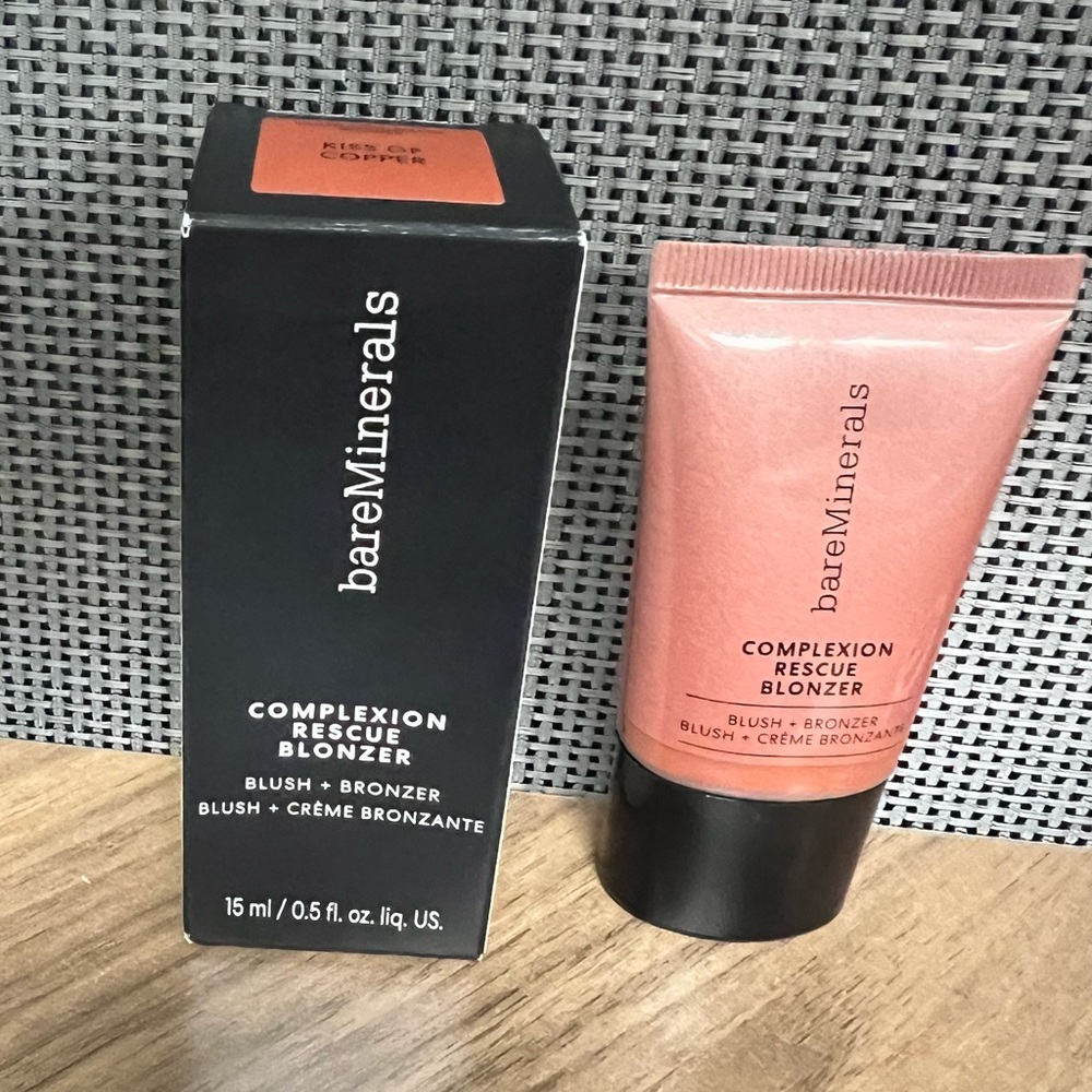 bareMinerals COMPLEXION RESCUE® BLONZER® LIQUID BLUSH + BRONZER KISS of Copper